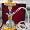 Glass hookah with leather case - Image 2