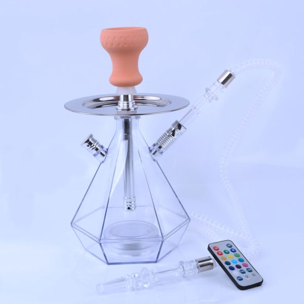 Diamond Acrylic Shisha Single Hose - Image 7