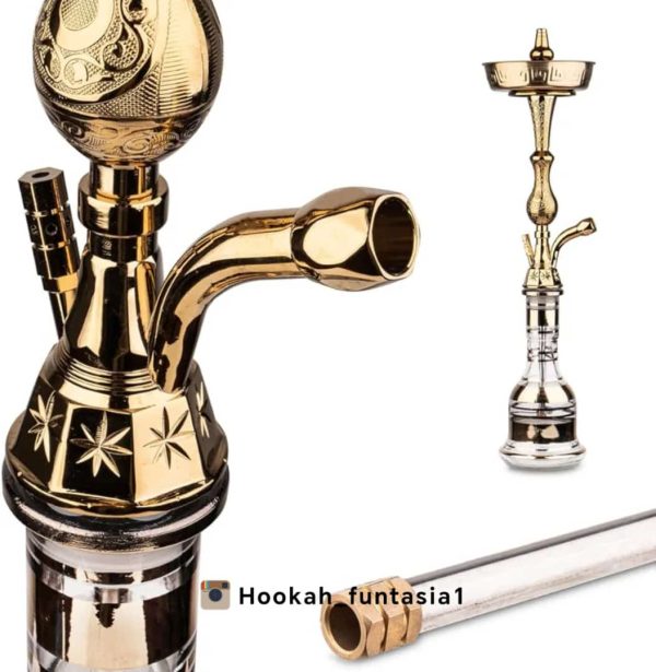 Chrome L Size Shisha  (New Stock) - Image 3