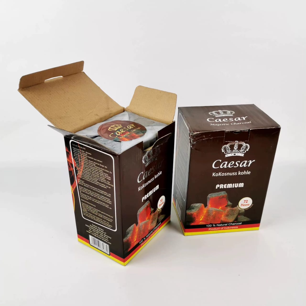 Caesar Coconut Cube Charcoal ( 72 pcs) - Image 5